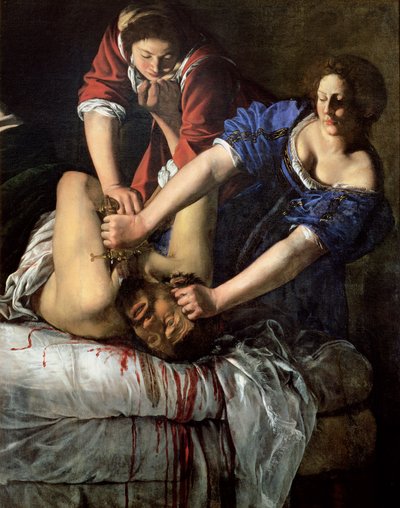 Judith a Holofernes (panel) od Artemisia Gentileschi