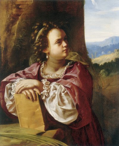 Svatá Kateřina Alexandrijská od Artemisia Gentileschi