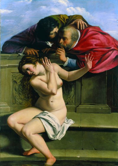 Susanna a starší od Artemisia Gentileschi