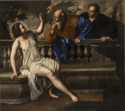 Susanna a starší, 1652 od Artemisia Gentileschi