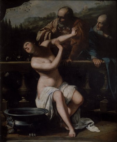 Susanna a starší od Artemisia Gentileschi