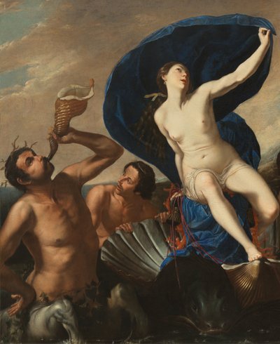 Triumph of Galatea (olej na plátně) od Artemisia and associate Gentileschi