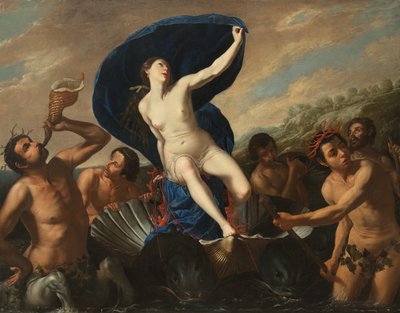Triumph of Galatea (olej na plátně) od Artemisia and associate Gentileschi