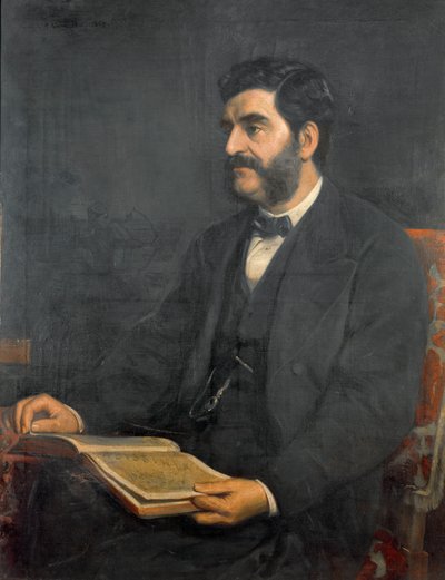 Portrét Hormuzda Rassama, 1869 od Arthur Ackland Hunt