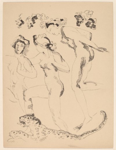 Bacchantes od Arthur B. Davies