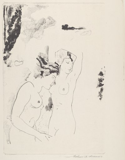 Nymfy proudu od Arthur B. Davies