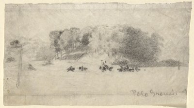 Polo hřiště od Arthur B. Davies