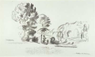 Břeh jezera Rockland od Arthur B. Davies
