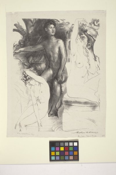 Dominion (litografie) od Arthur Bowen Davies