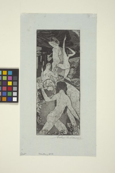 Fontána mládí (lept a akvatinta) od Arthur Bowen Davies