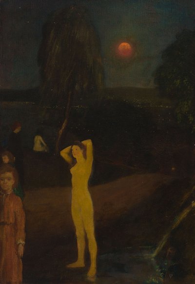 Měsíc v úplňku od Arthur Bowen Davies