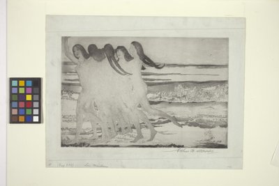 Sea Maidens (lept a akvatinta) od Arthur Bowen Davies