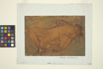 Tragická postava (barevná akvatinta) od Arthur Bowen Davies