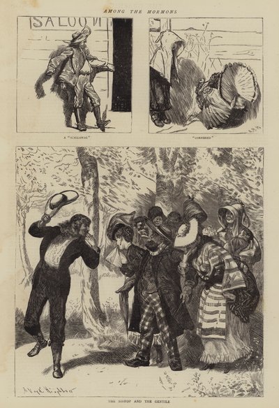 Mezi mormony od Arthur Boyd Houghton