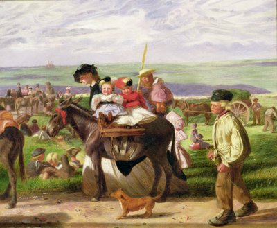 U moře, Pegwell Bay, nedaleko Ramsgate od Arthur Boyd Houghton