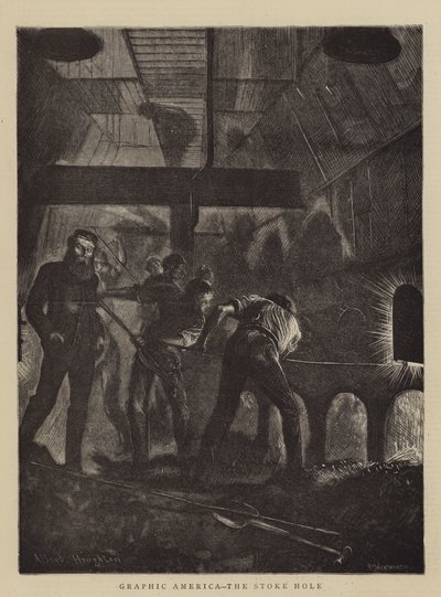Grafická Amerika, Stoke Hole od Arthur Boyd Houghton