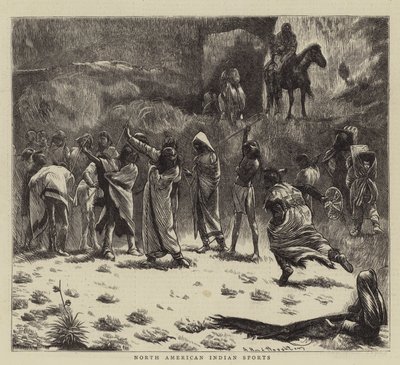 Severoamerické indiánské sporty od Arthur Boyd Houghton