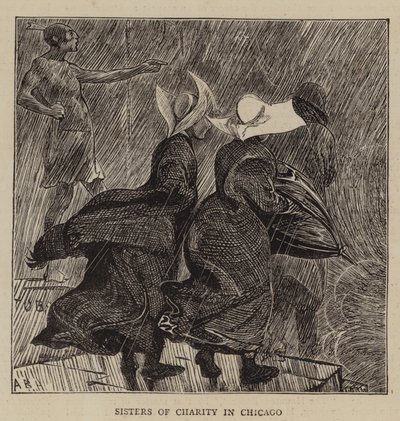 Milosrdné sestry v Chicagu od Arthur Boyd Houghton