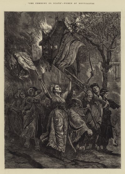 Komuna nebo smrt, ženy z Montmartru od Arthur Boyd Houghton