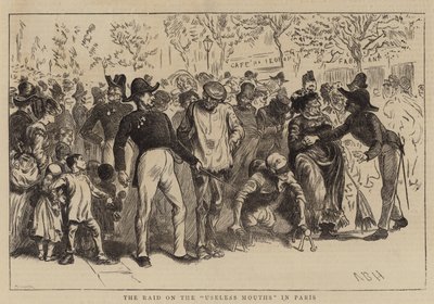 Nájezd na zbytečná ústa v Paříži od Arthur Boyd Houghton