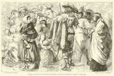 Byli zahnáni do hlubin, kde se potopili a společně zahynuli. od Arthur Boyd Houghton