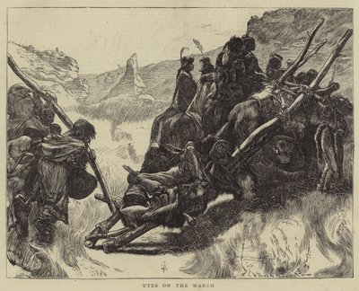 Utes v březnu od Arthur Boyd Houghton