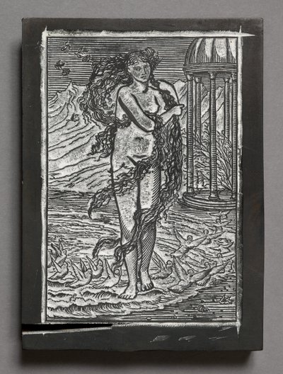 Příběh Amor a Psyché - Venuše, podle Edwarda Coleyho Burne-Jonese (rytý dřevěný blok) od Arthur Burgess