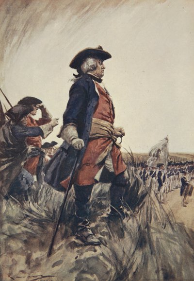 Fridrich Veliký, ilustrace z „Historie Německa“ od H.E. Marshall od Arthur C. (after) Michael