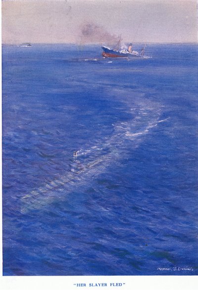 Její přemožitelka uprchla, z Cassells History of the British People vydané společností Waverley Book Company Limited, kolem roku 1940 od Arthur C. Burgess