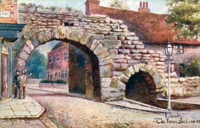 Lincoln, římský oblouk (barva lito) od Arthur Charles Payne