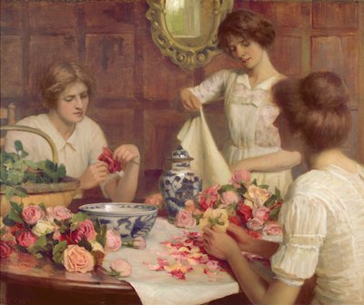 Pot Pourri (olej na plátně) od Arthur Claude Cooke