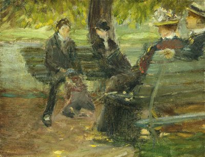 V parku od Arthur Clifton Goodwin
