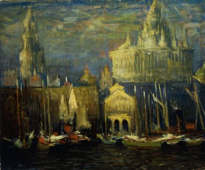 New York Waterfront od Arthur Clifton Goodwin