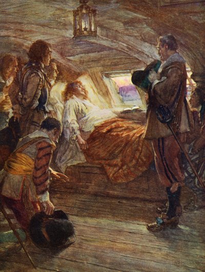 Smrt sira Francise Drakea od Arthur David (after) McCormick