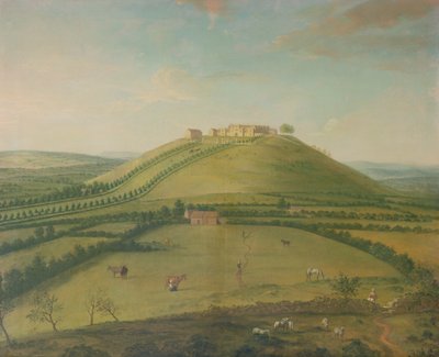 Hoghton Tower, 18. století od Arthur Devis