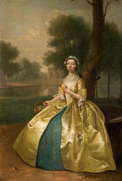 Portrét ženy ve zlatě, 1785. od Arthur Devis