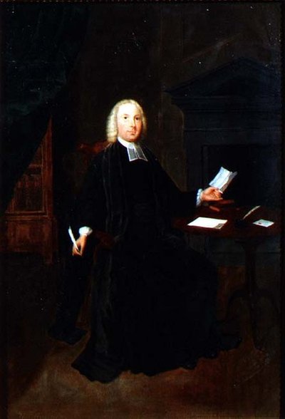 Portrét reverenda Williama Faringtona, vikáře z Leigh v Lancashire, kolem 1741-42 (olej na plátně) od Arthur Devis