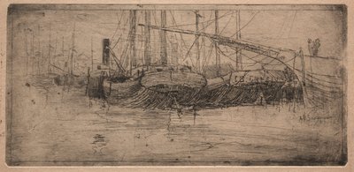 Proklouzněte podél řeky Cuyahoga, 1887. od Arthur E. Schneider.