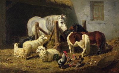 Barnyard od Arthur Fitzwilliam Tait