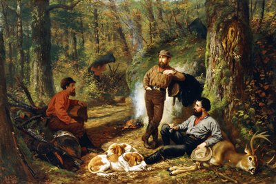 Zastavení na Portage, 1871 od Arthur Fitzwilliam Tait