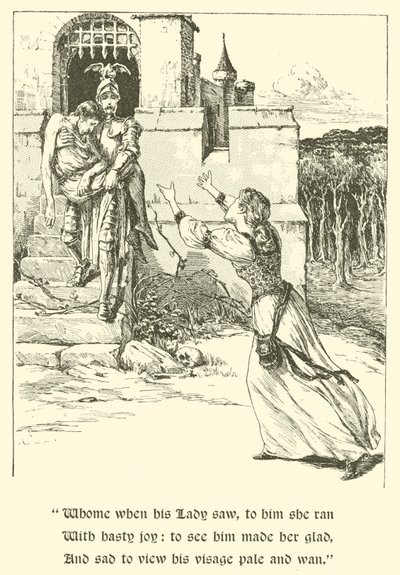 Rytíř Červeného kříže, Podivuhodná polnice (rytina) od Arthur George Walker