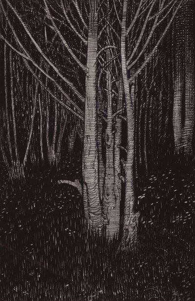 Mydnyght byla cum (litho) od Arthur George Watts