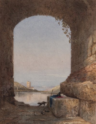 Neapolské capriccio (wc na papíře) od Arthur Glennie
