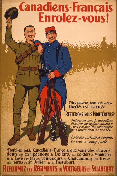 Francouzsko-Kanaďané narukují! od Arthur H. Hider