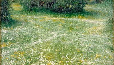 Sedmikrásky v Burnhamu, asi 1918 (olej na plátně) od Arthur Hacker