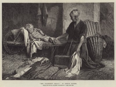 Dědictví její dcery z výstavy Královské akademie od Arthur Hacker