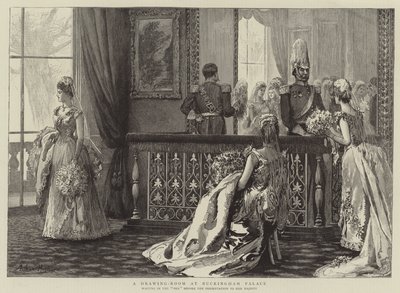 Přijímací místnost v Buckinghamském paláci od Arthur Hopkins