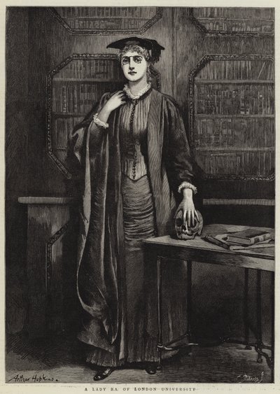 Lady BA z Londýnské univerzity od Arthur Hopkins