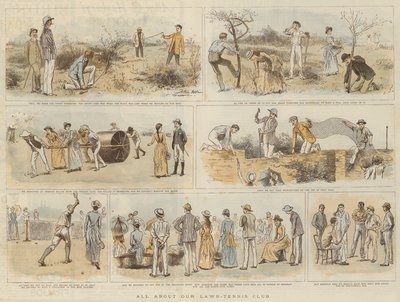 Vše o našem Lawn-Tennis Clubu (chromolitho) od Arthur Hopkins