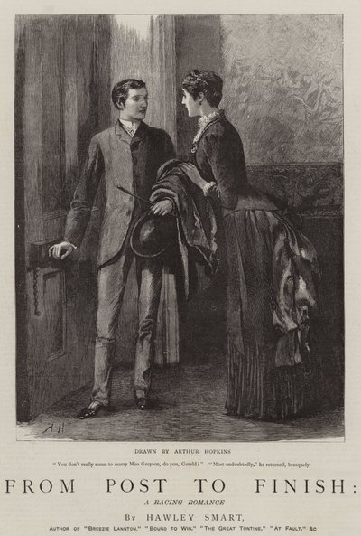 Od pošty do cíle, závodní romance od Arthur Hopkins